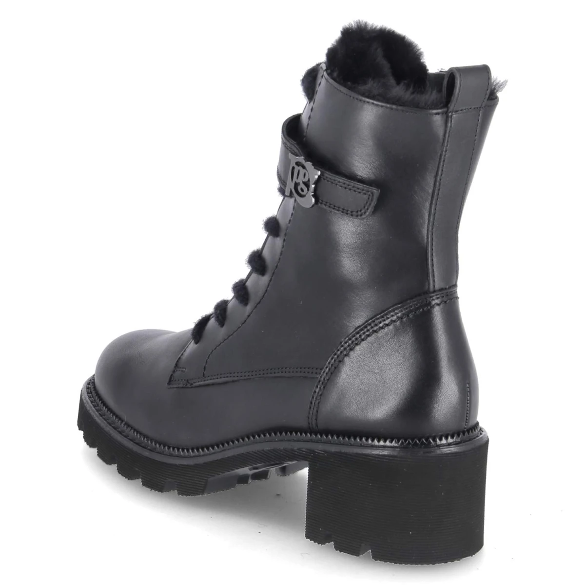 Schnürstiefeletten - BLACK