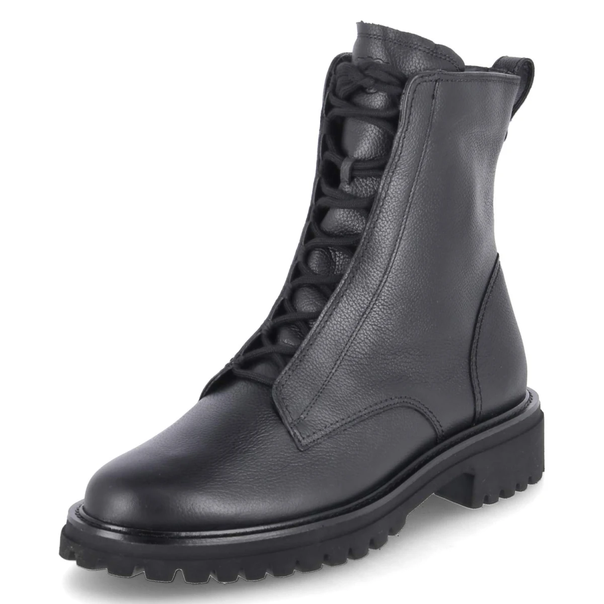 Schnürstiefeletten - BLACK