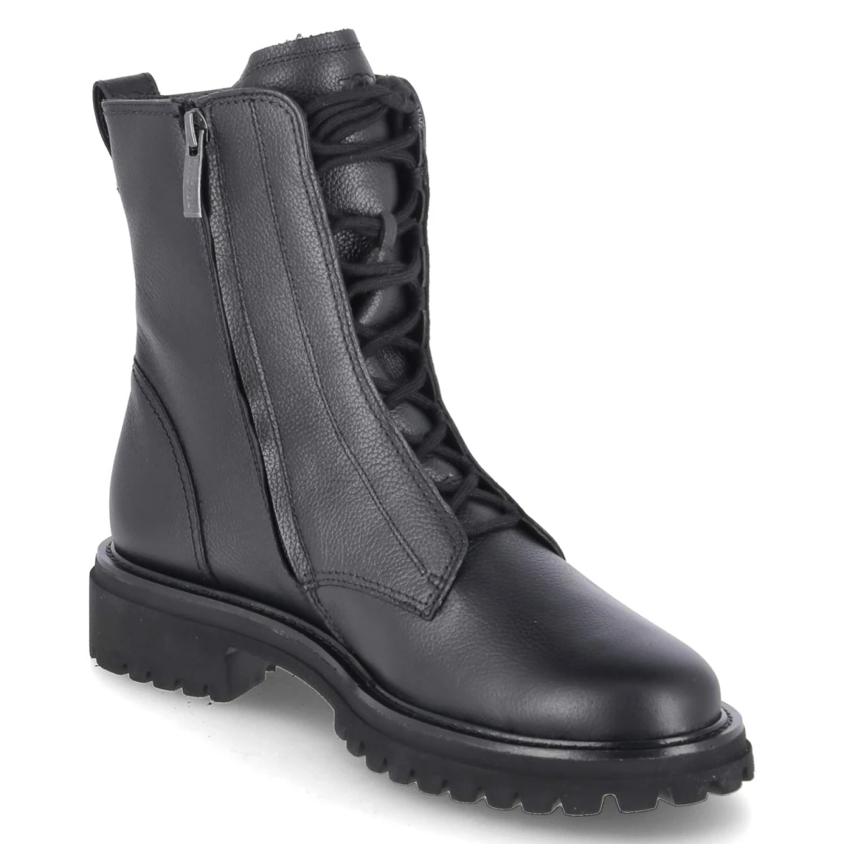 Schnürstiefeletten - BLACK