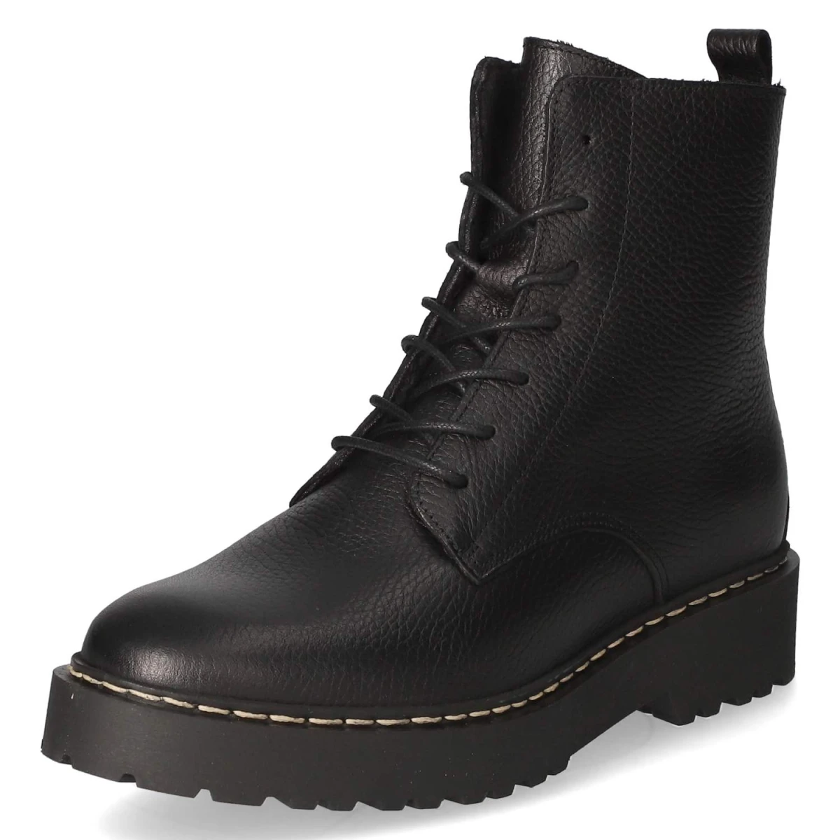Schnürstiefeletten - BLACK