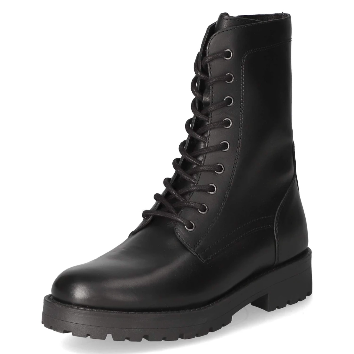 Schnürstiefeletten - BLACK
