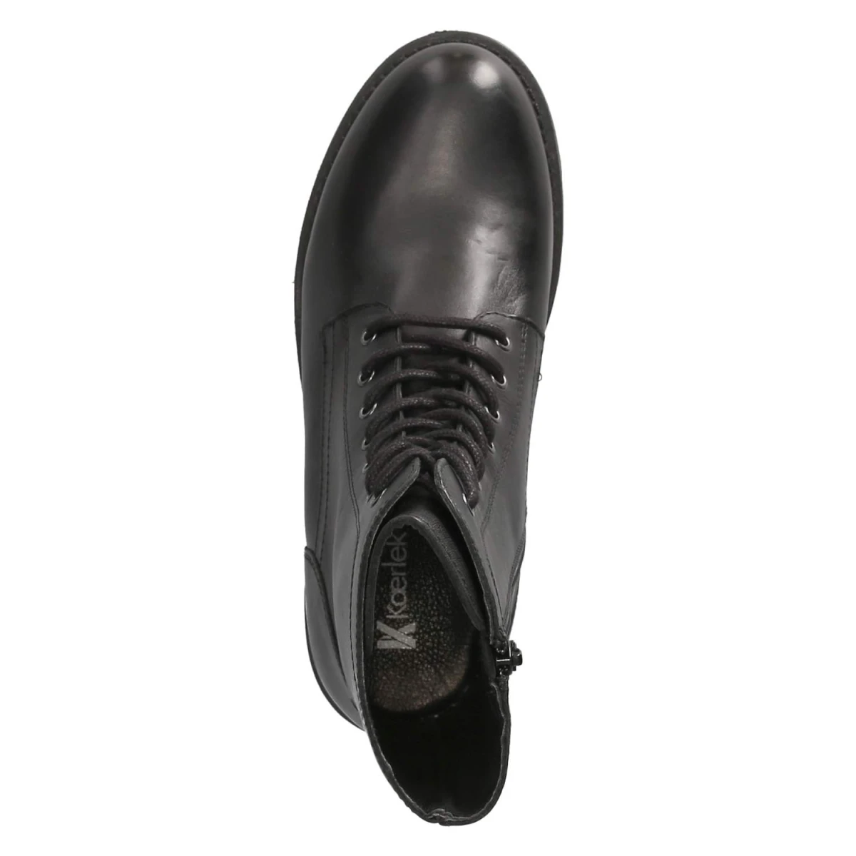 Schnürstiefeletten - BLACK