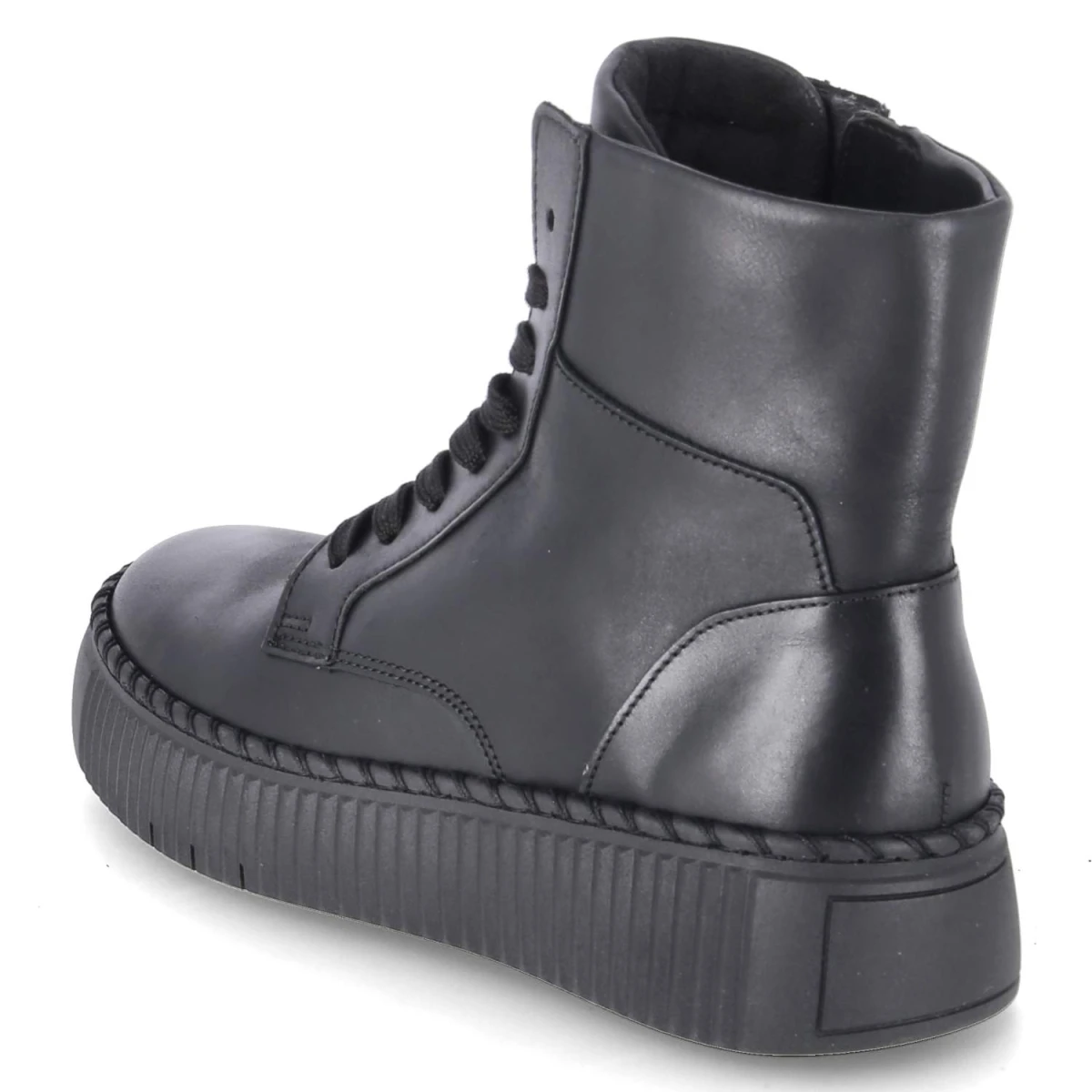 Schnürstiefeletten - SCHWARZ