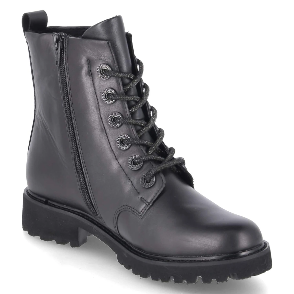 Schnüsboots - schwarz
