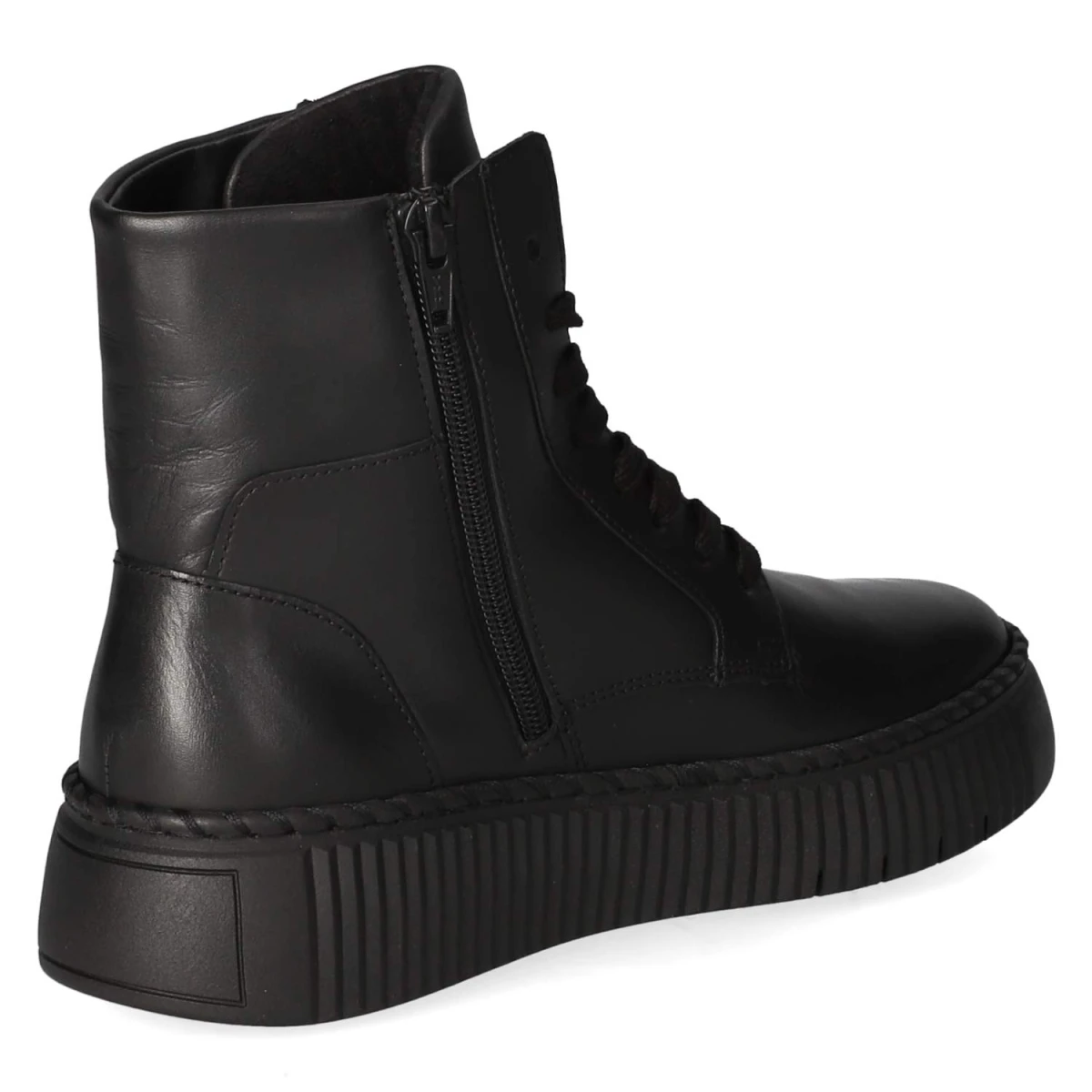 Schnürstiefeletten - BLACK