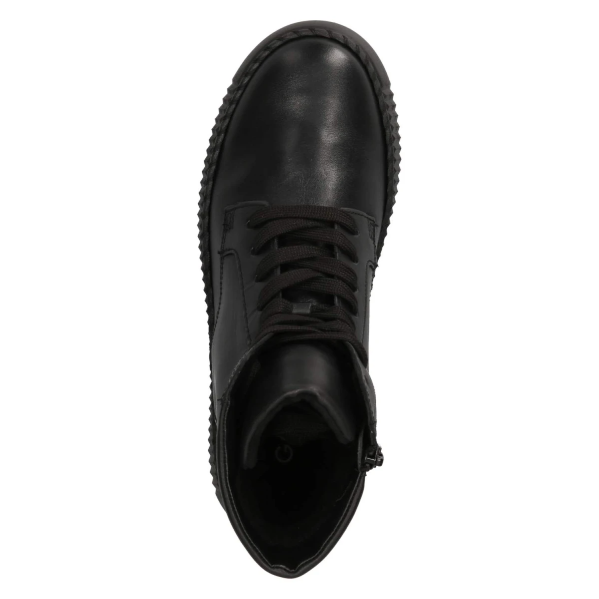 Schnürstiefeletten - BLACK