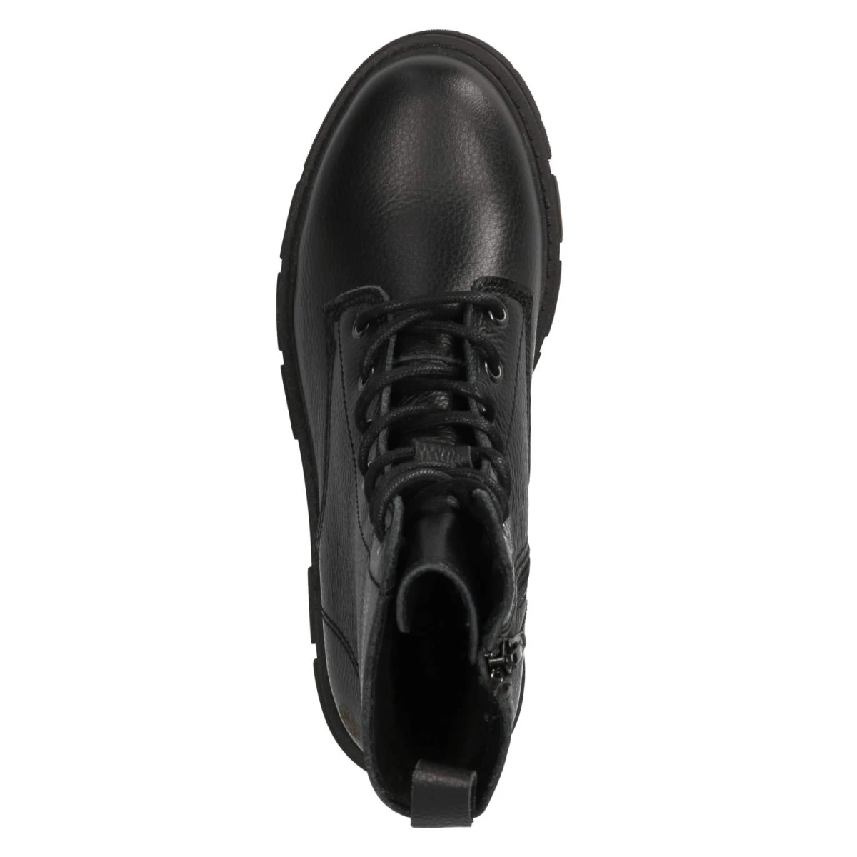 Schnürstiefeletten CASTLE - BLACK
