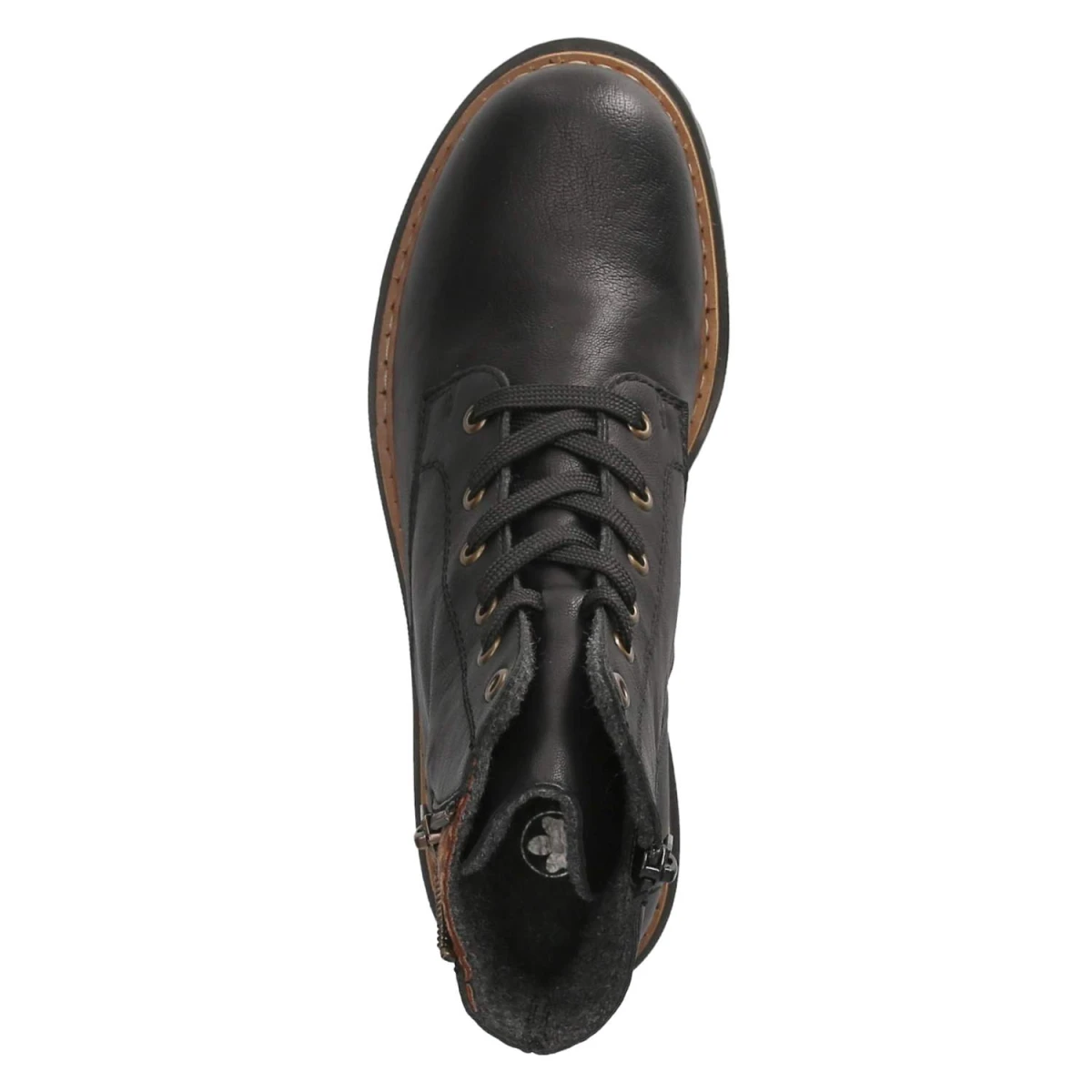Schnürstiefeletten - SCHWARZ