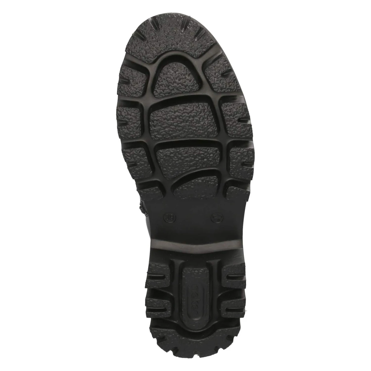 Schnürstiefeletten - schwarz