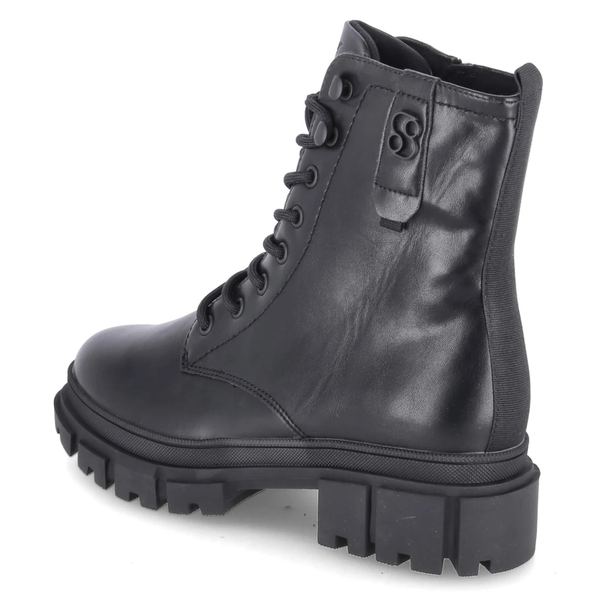 Schnürstiefeletten - black