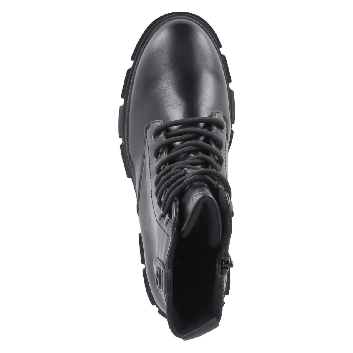 Schnürstiefeletten - black