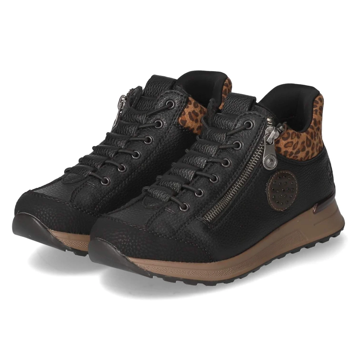 Schnürschuhe - schwarz