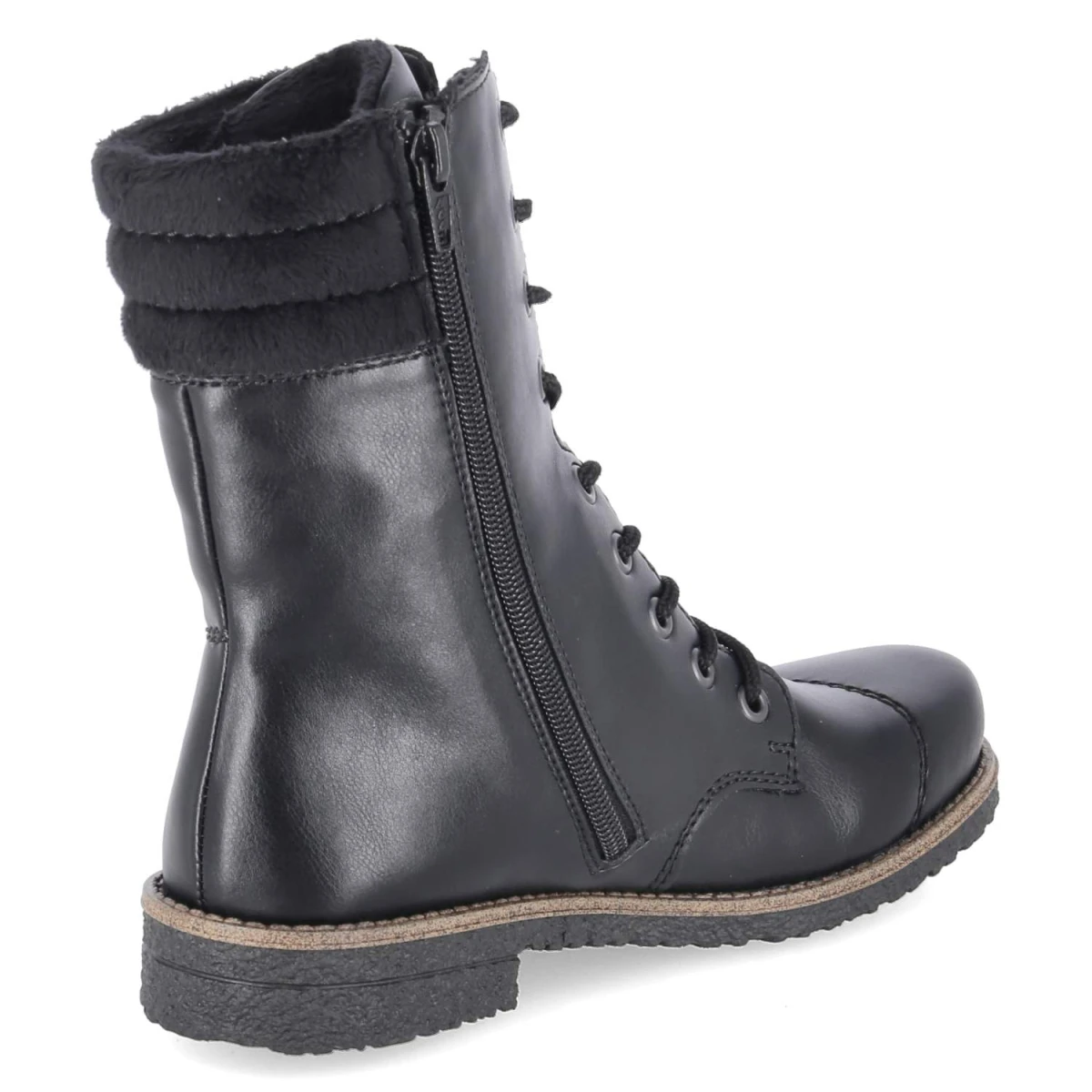 Schnürstiefeletten - schwarz/schwarz