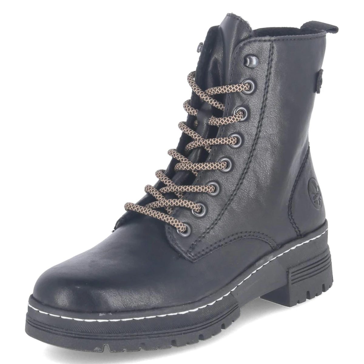 Schnürboots - schwarz