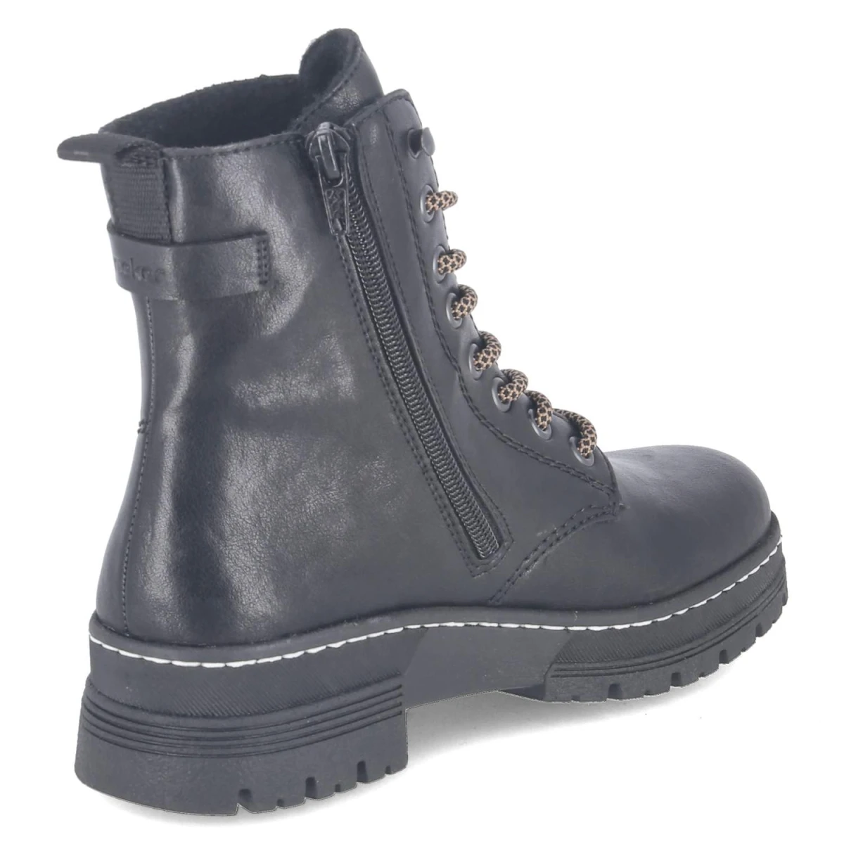 Schnürboots - Schwarz