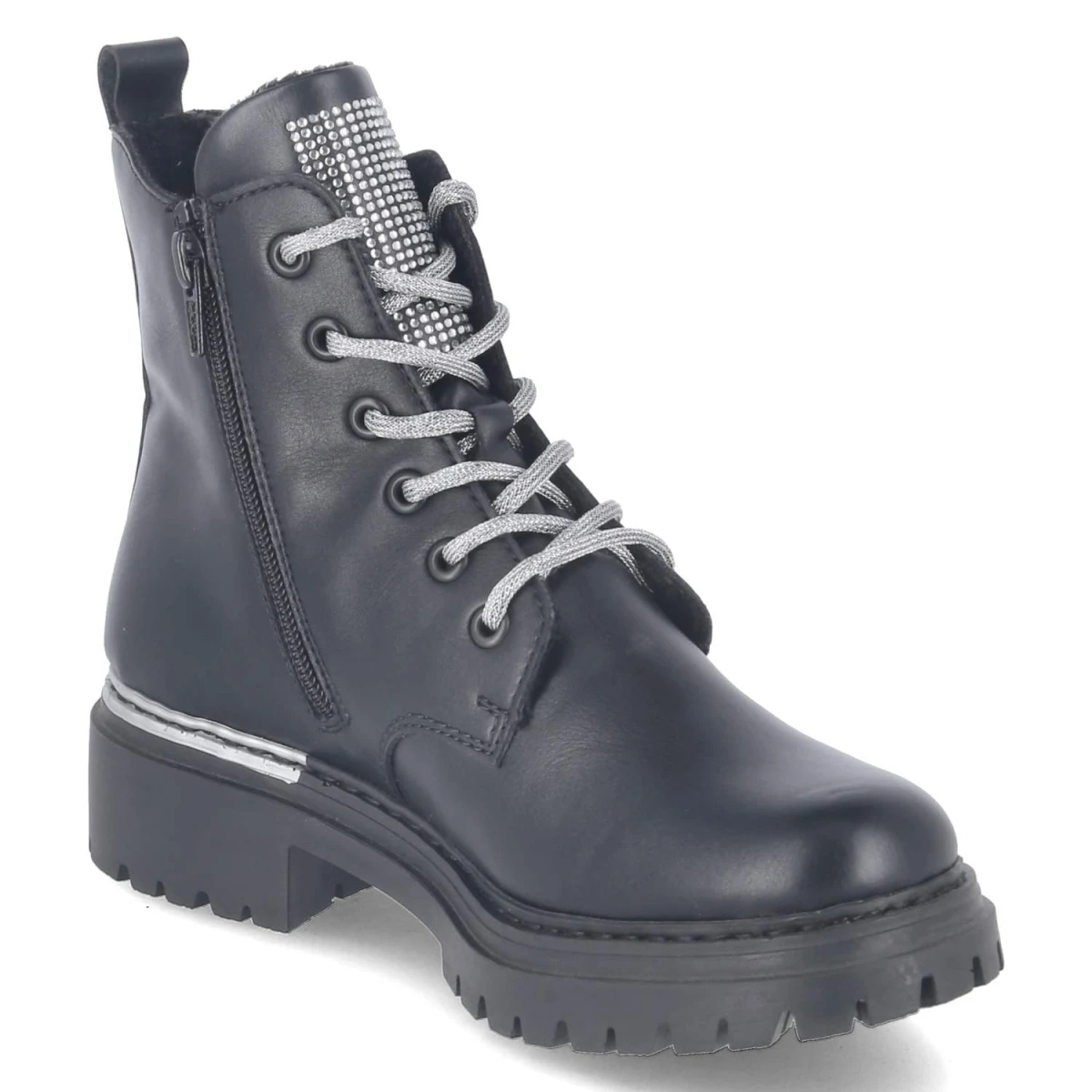 Schnürrboots - schwarz