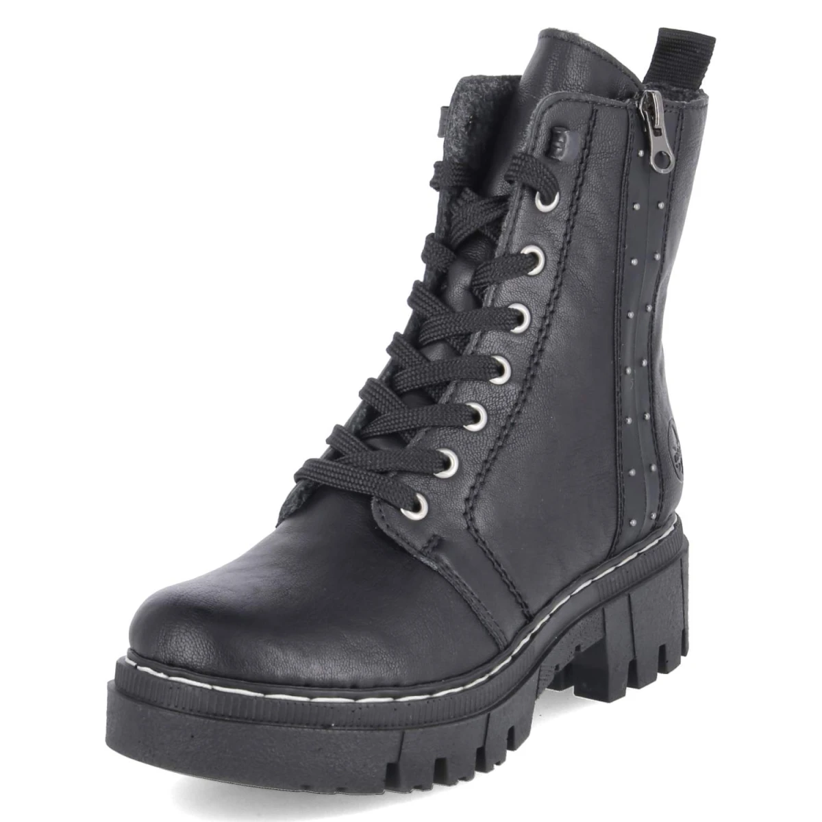Schnürboots - schwarz