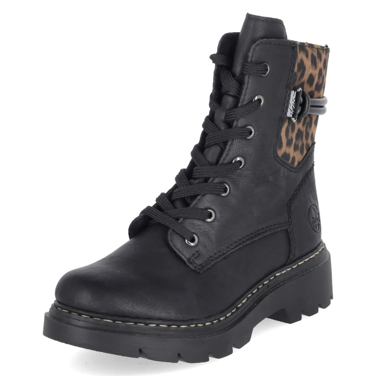 Schnürboots - schwarz