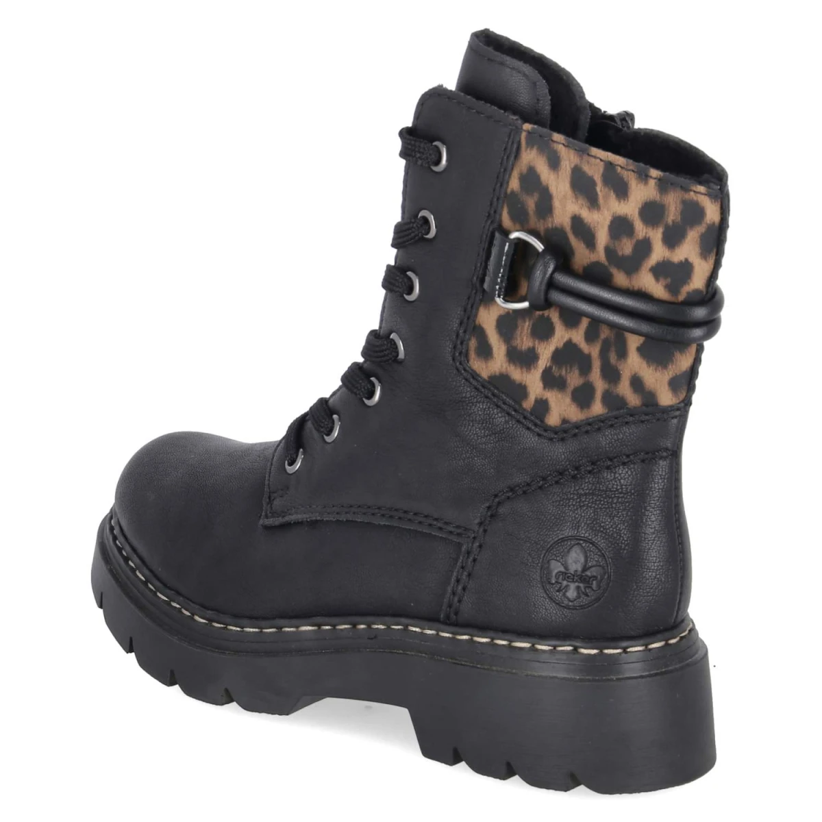 Schnürboots - schwarz