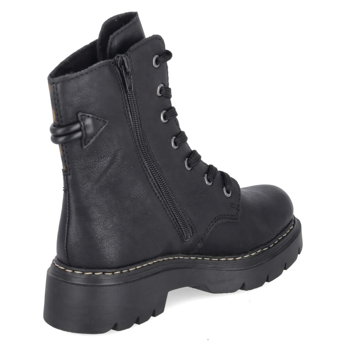 Schnürboots - schwarz