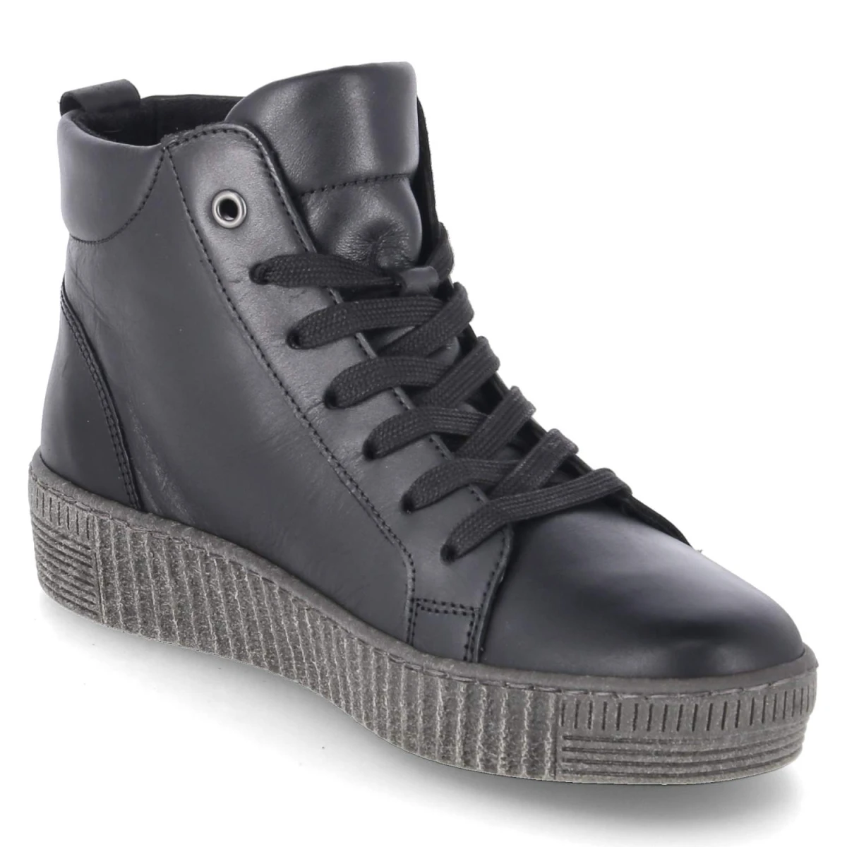 Schnürstiefeletten - schwarz (anthrazit)