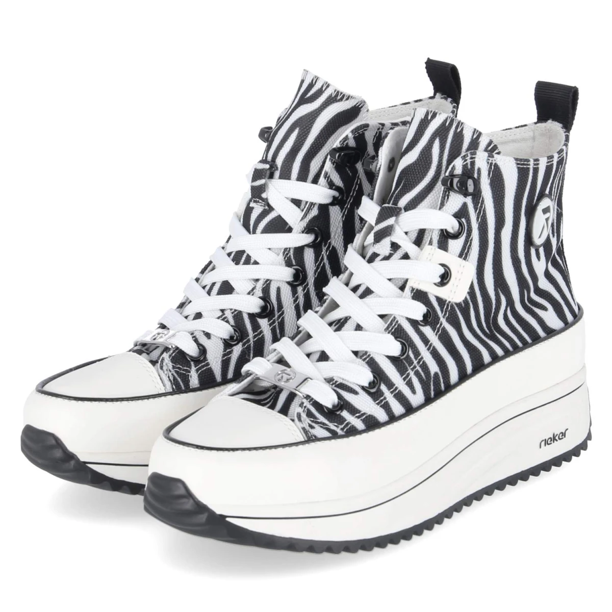 High Sneaker - weiss kombi