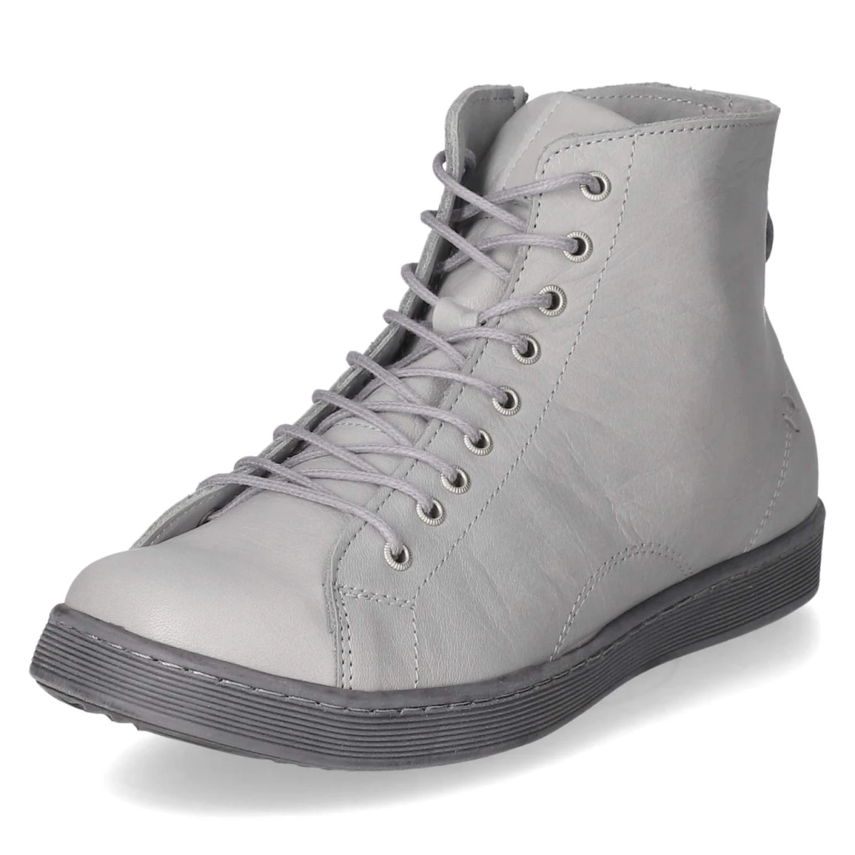 Schnürstiefeletten - hellgrau