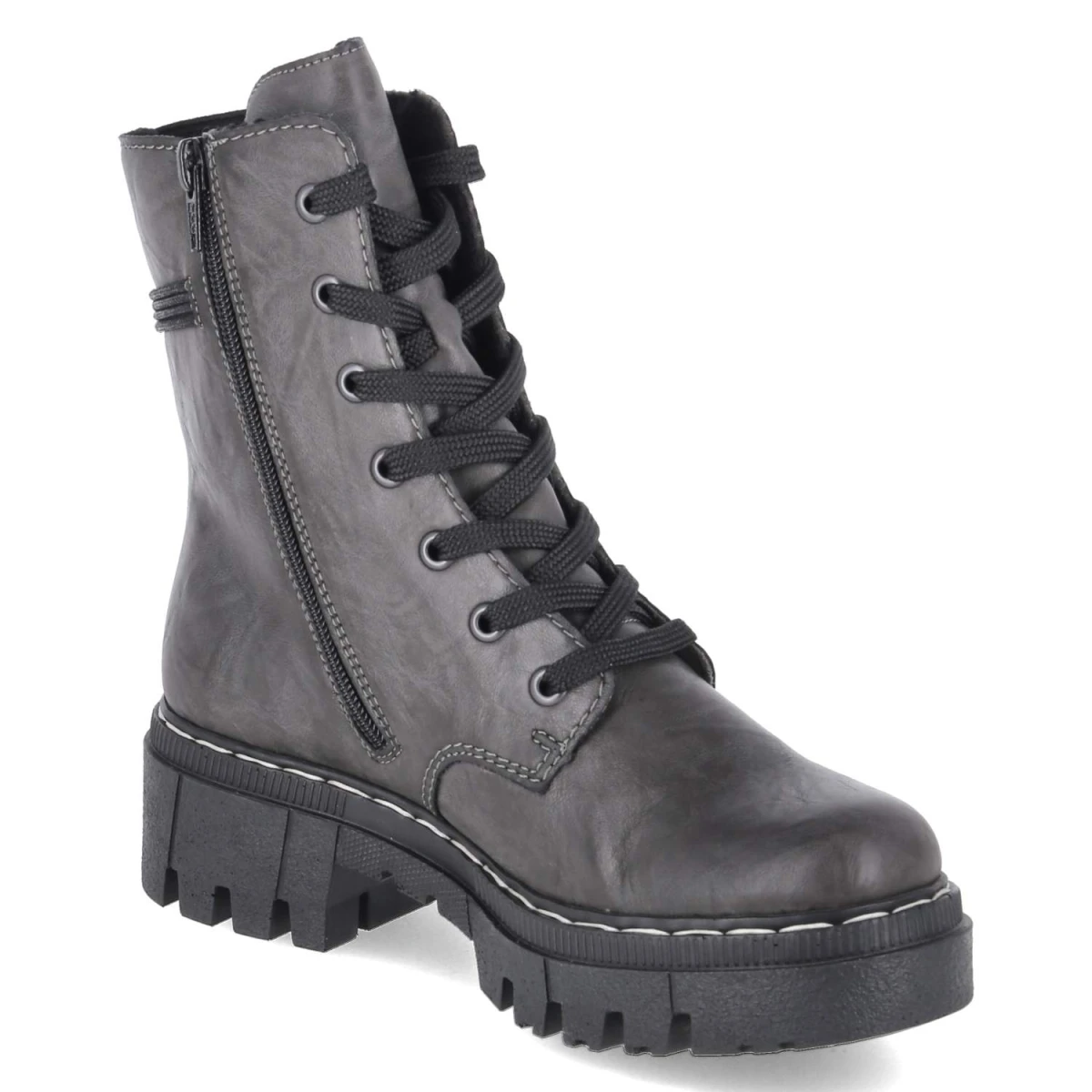 Schnürboots - GRAU