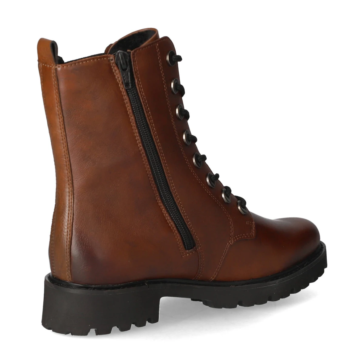 Schnürstiefeletten - chestnut/chestnut