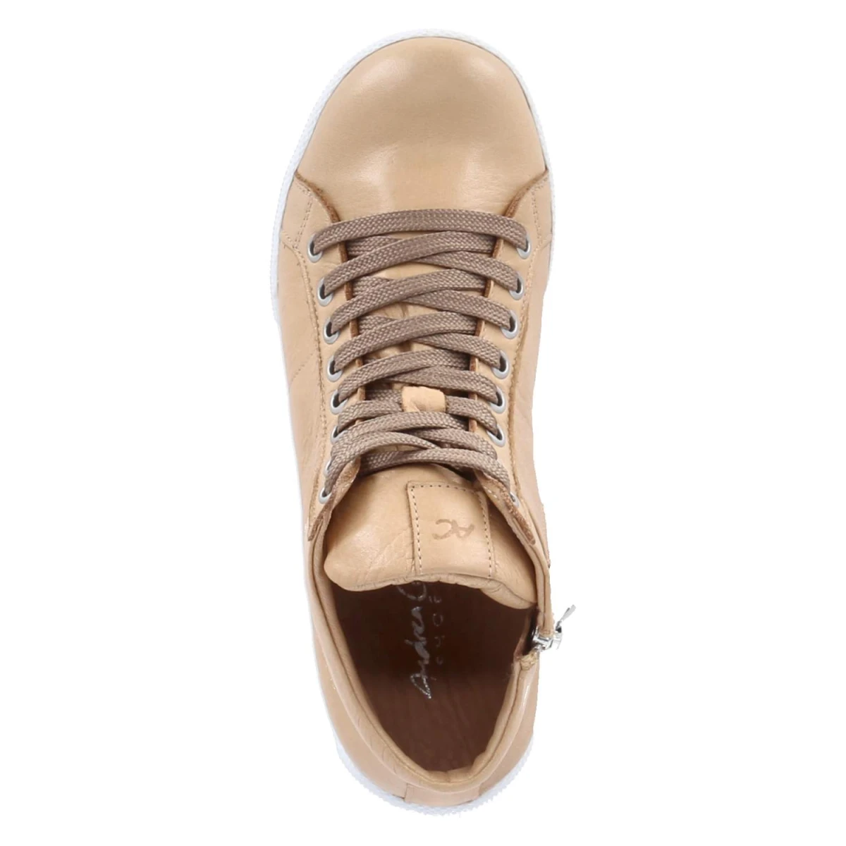 Schnürstiefeletten - camel