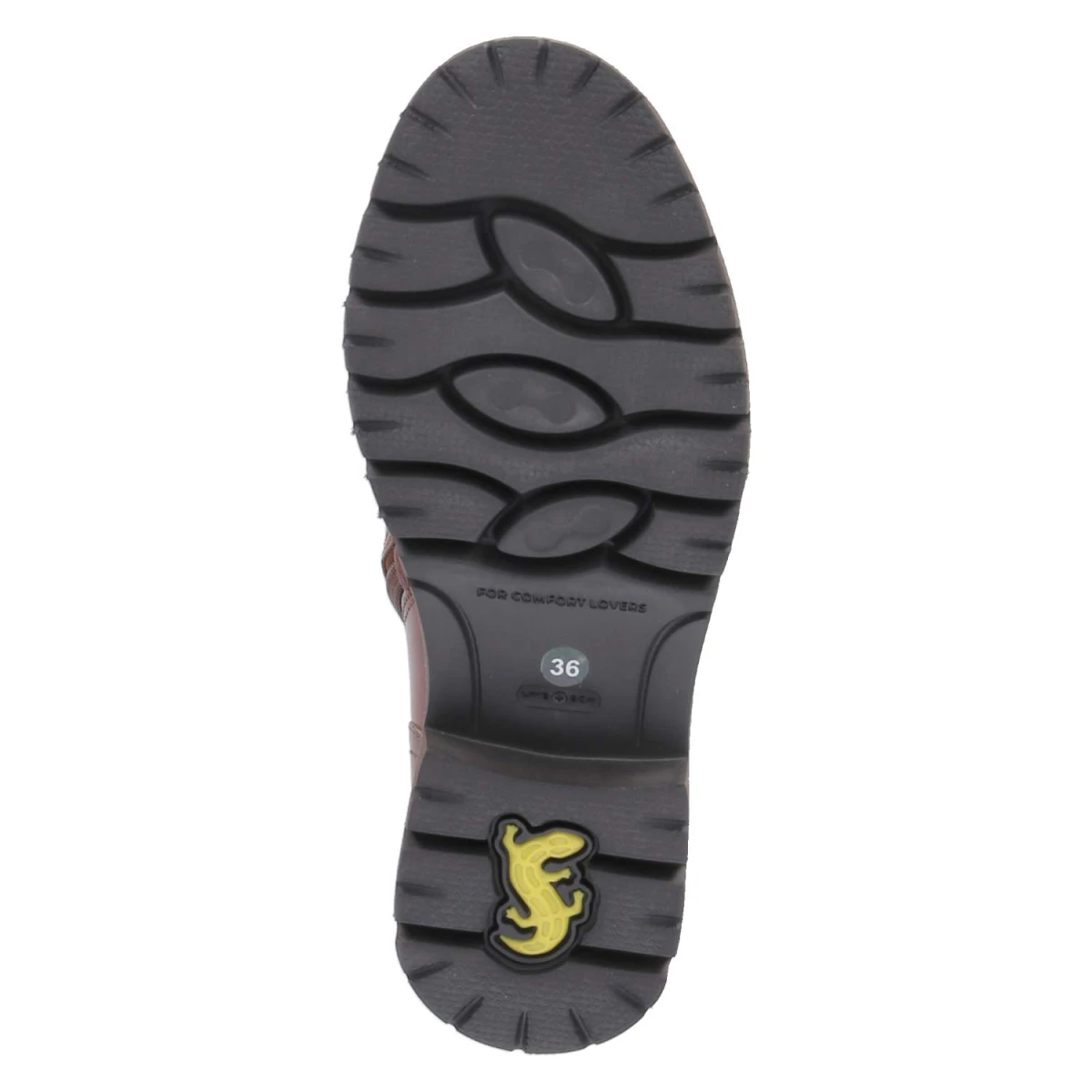 Schnürstiefeletten - cognac