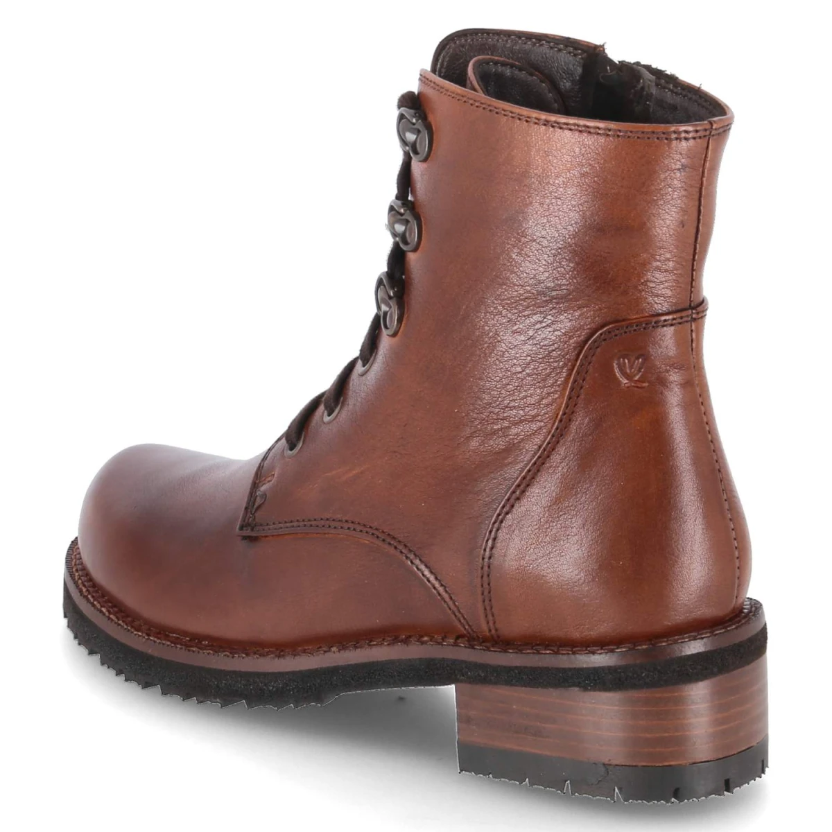 Schnürstiefeletten LYSI - Ginger gianduia