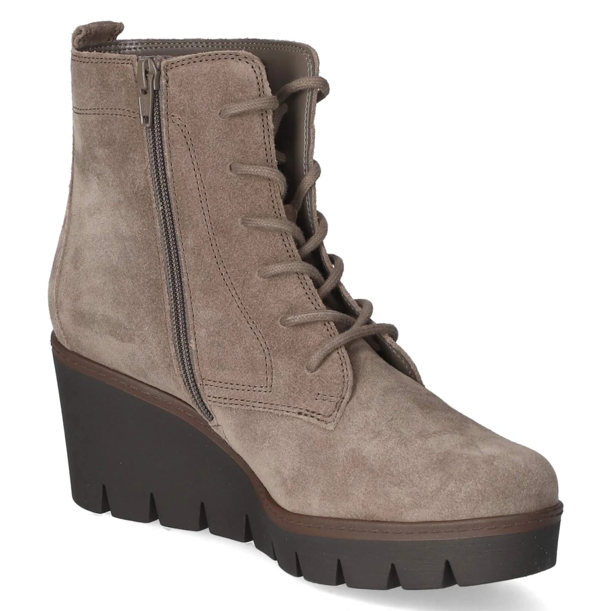 Schnürstiefeletten - mohair