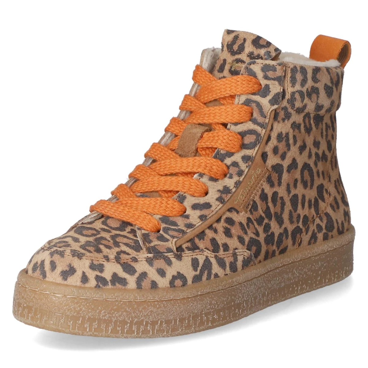 Schnürstiefeletten - leopard