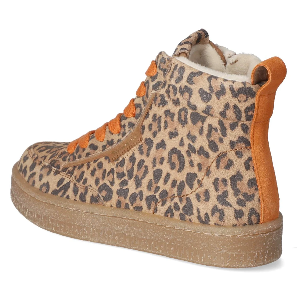 Schnürstiefeletten - leopard