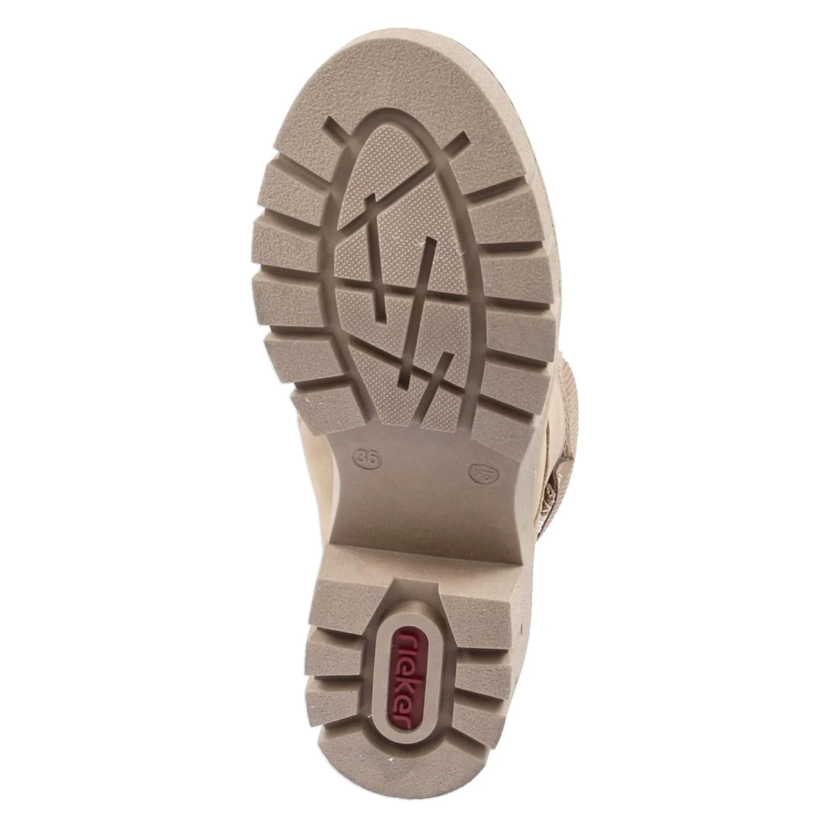 Schnürstiefeletten - beige