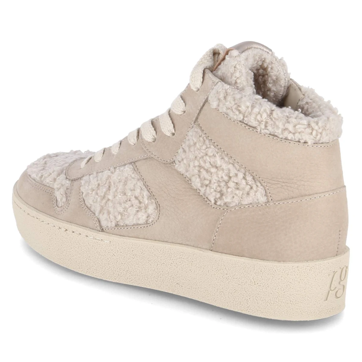 High Sneaker - almond/biscuit