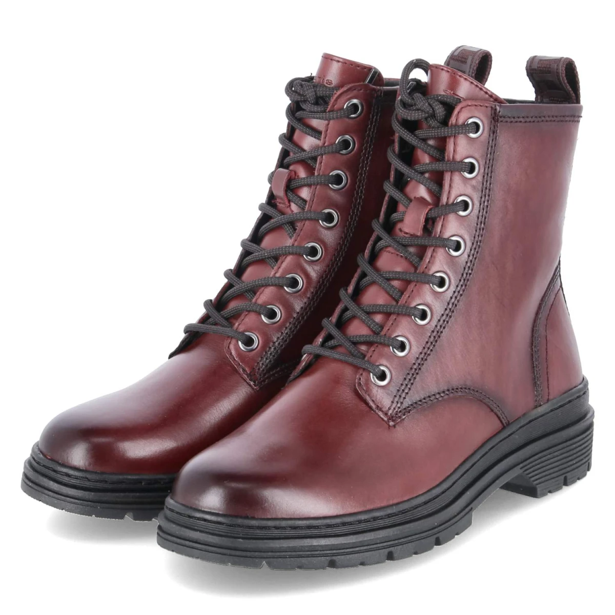 Schnürstiefeletten - red