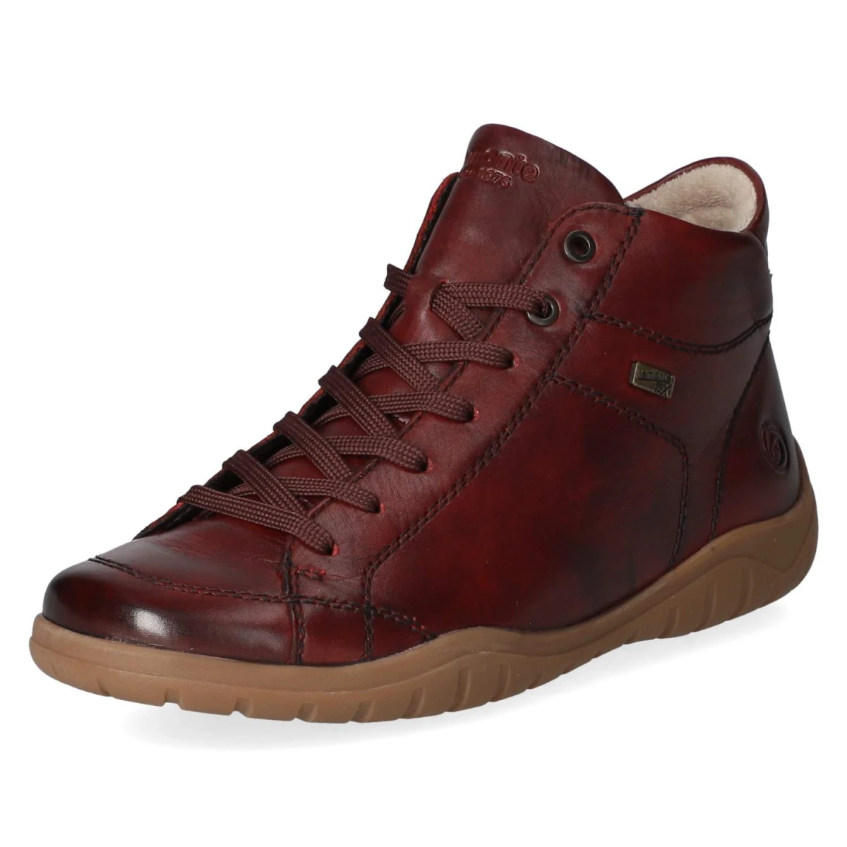 Schnürstiefeletten - rot