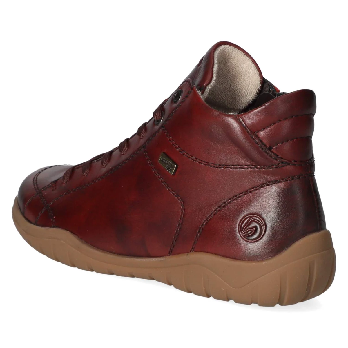 Schnürstiefeletten - rot