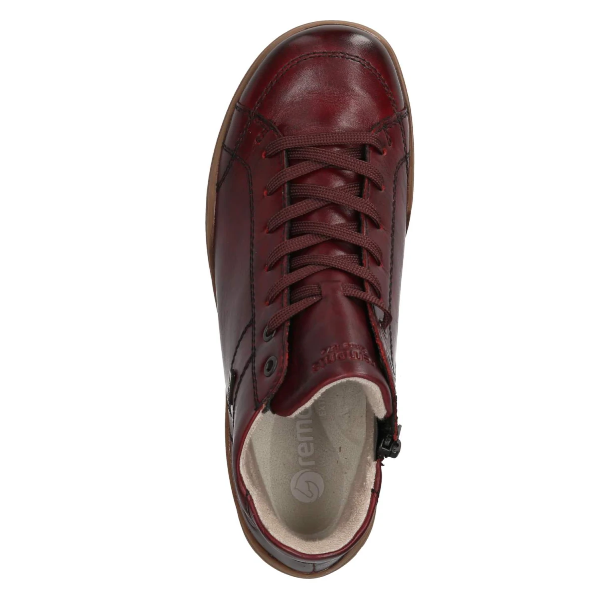 Schnürstiefeletten - rot