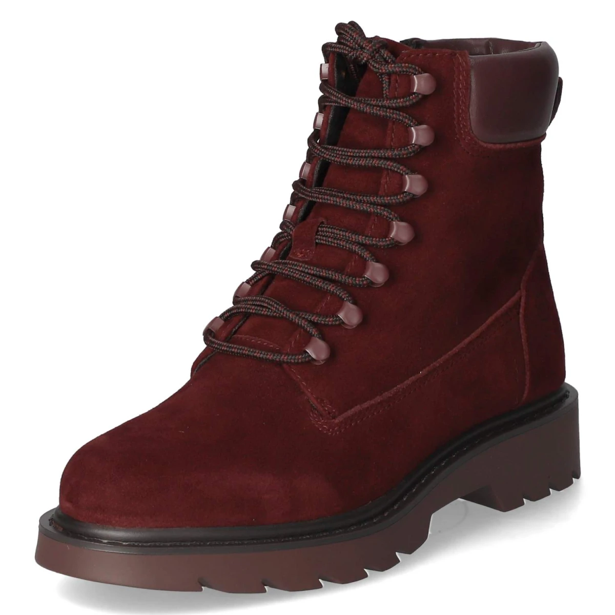 Schnürstiefeletten - Merlot