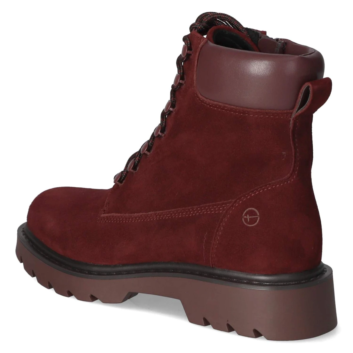 Schnürstiefeletten - Merlot