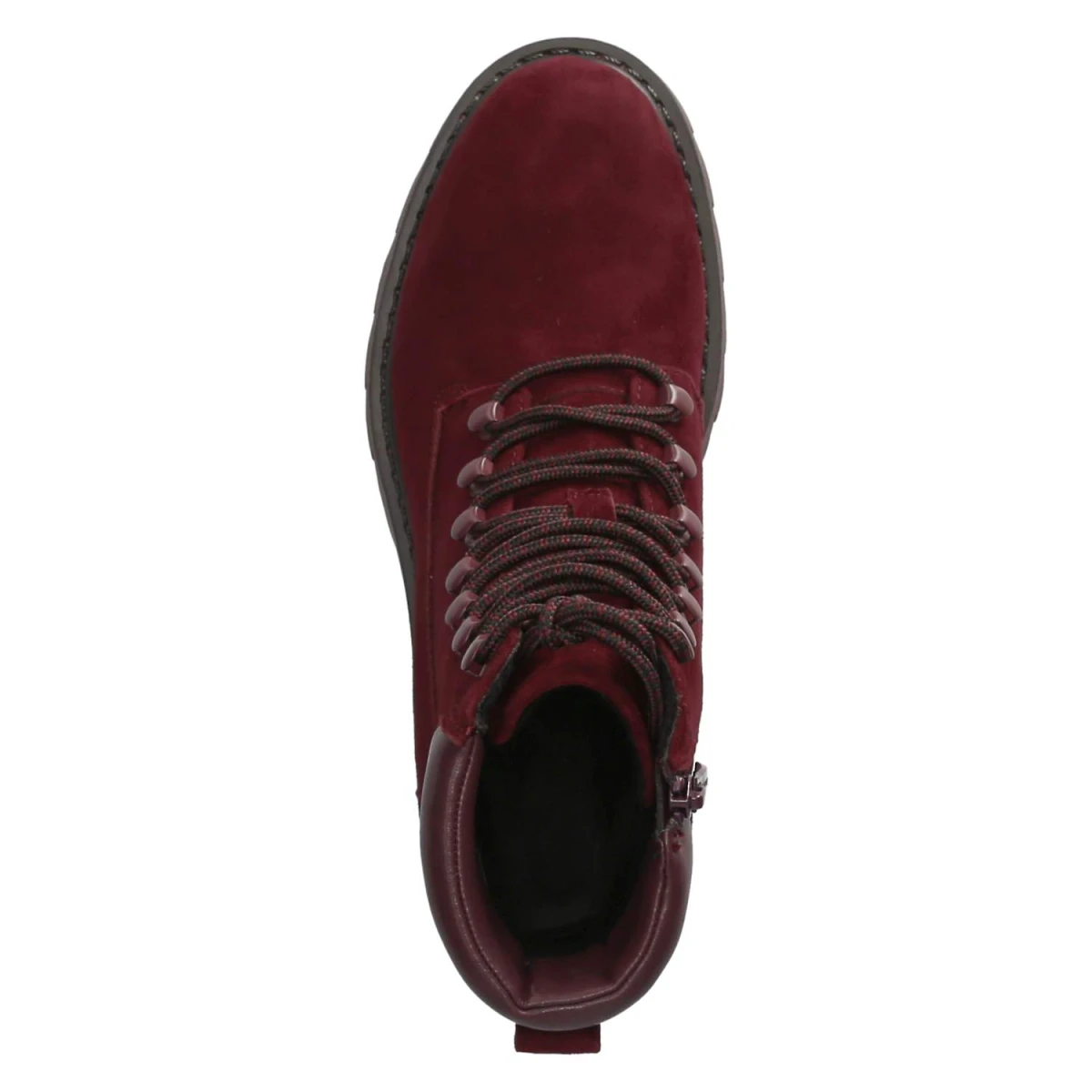 Schnürstiefeletten - Merlot