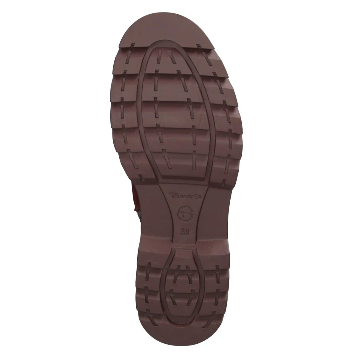 Schnürstiefeletten - Merlot