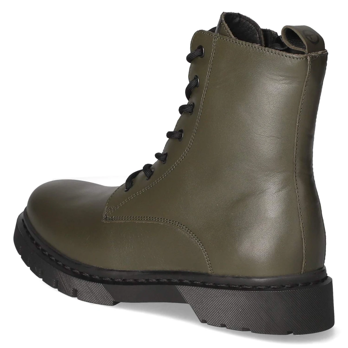 Schnürstiefeletten - olive