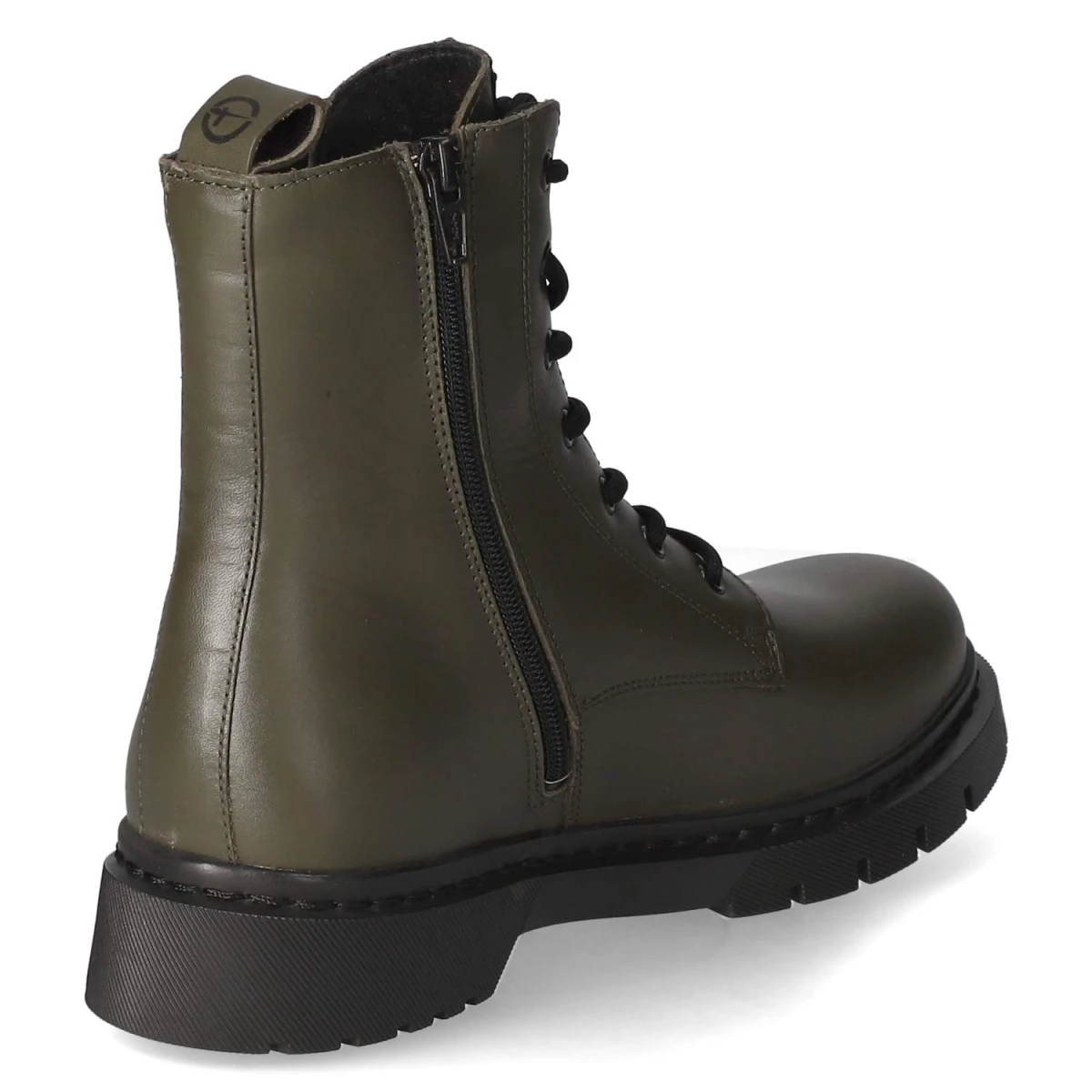 Schnürstiefeletten - olive