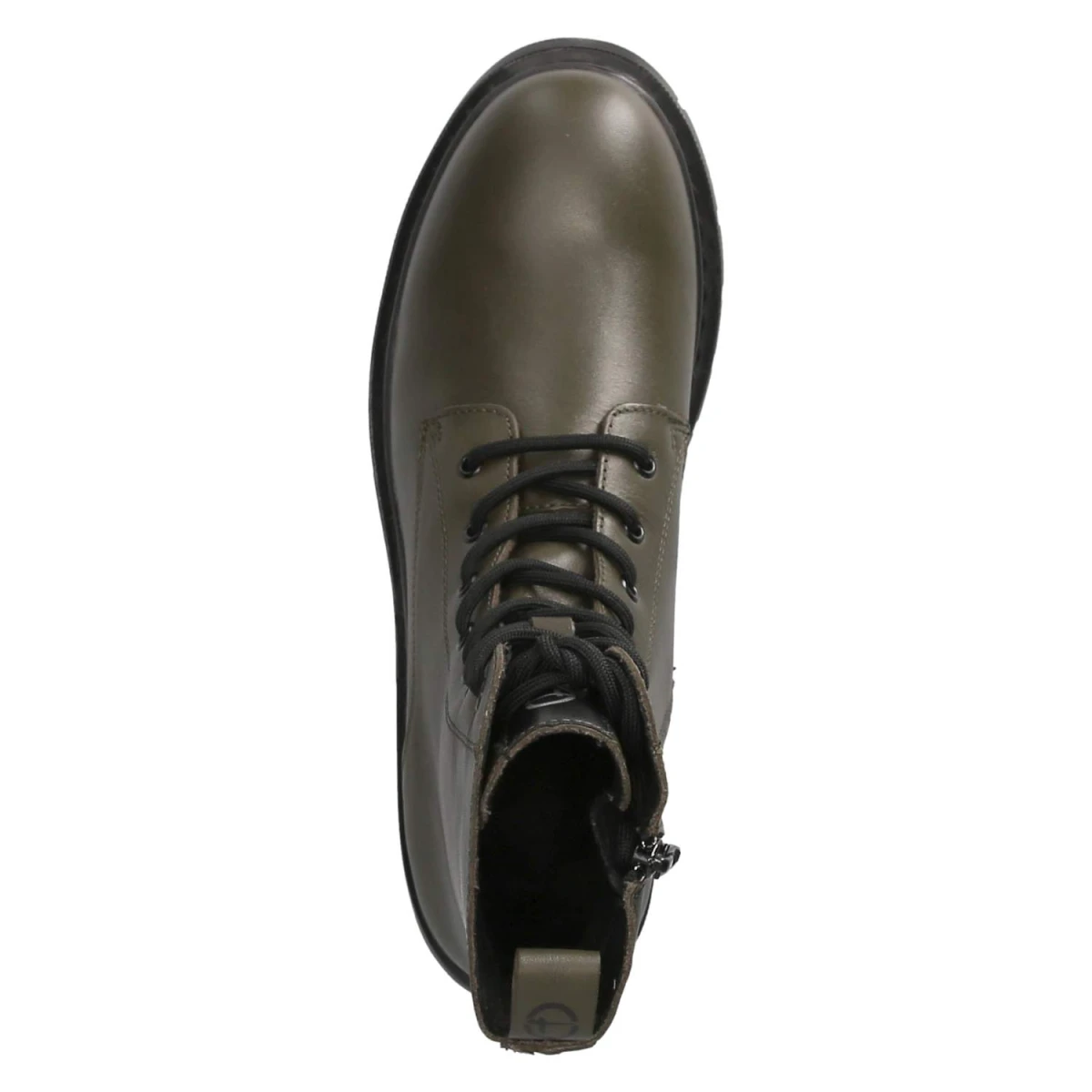 Schnürstiefeletten - olive