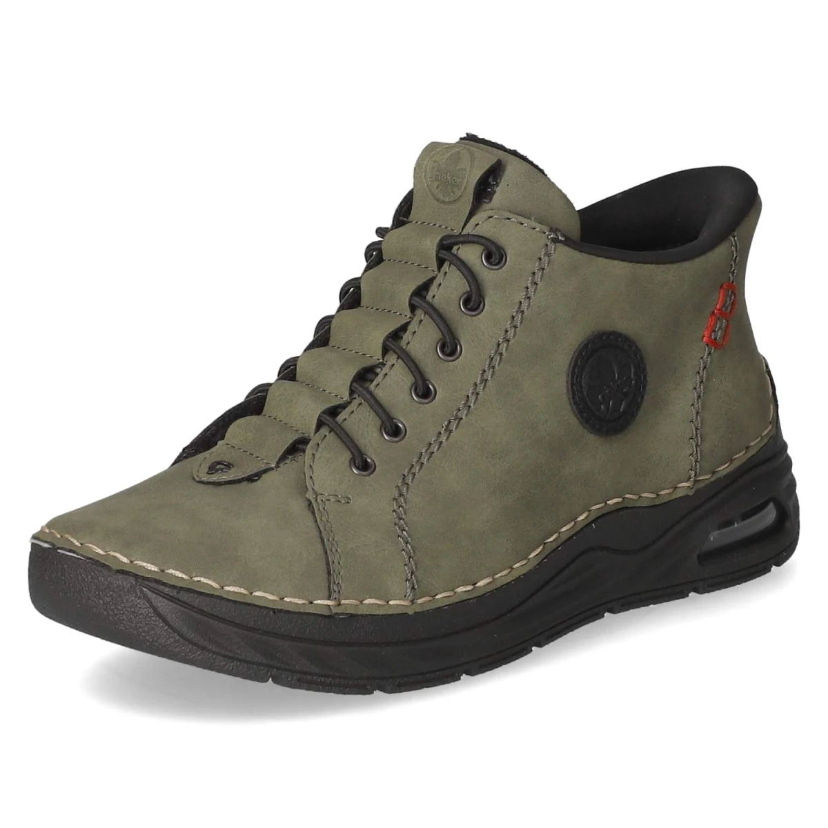 Schnürstiefeletten - Grün