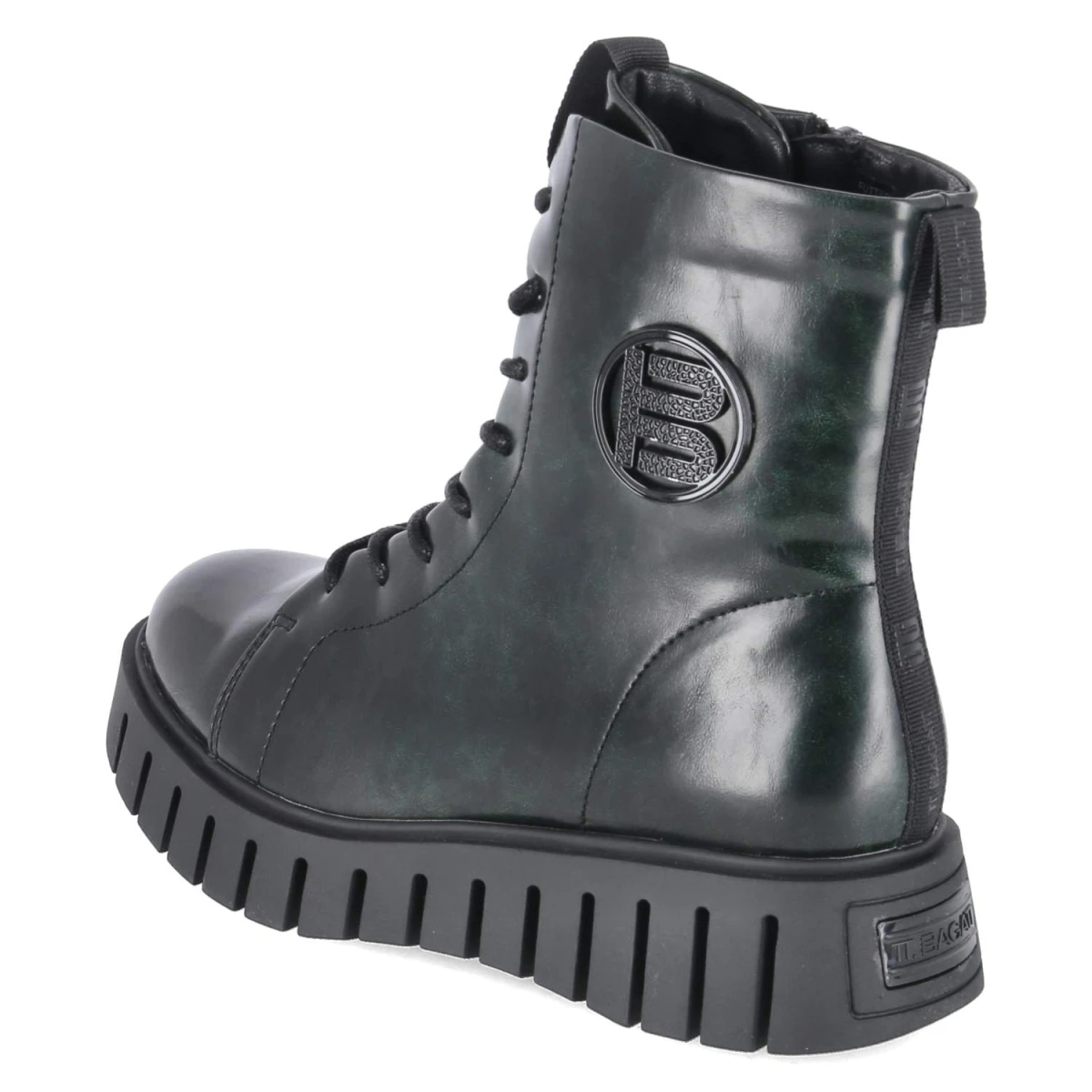 Schnürboots - dark green